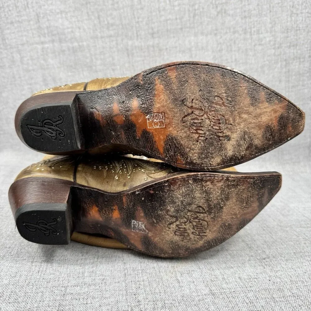 Johnny Ringo Cowboy Boots Womens 10.5 B Sagrada Western Leather - Picture 7 of 12